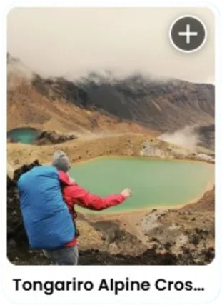 A location card from the NZ road trip guide